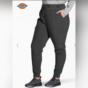 Dickies EDS Essentials Grey Jogger Scrub Pants DK065 Women’s XXS